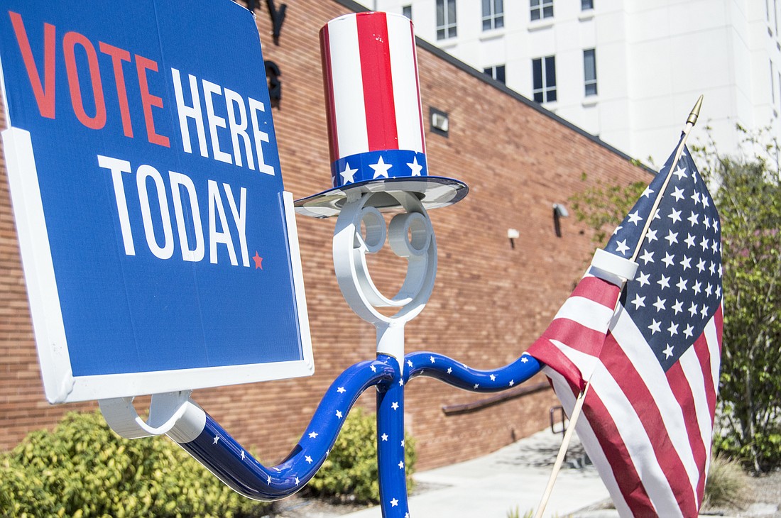 Voters in Manatee and Sarasota counties cast fewer write-in votes for president this year compared to 2016.