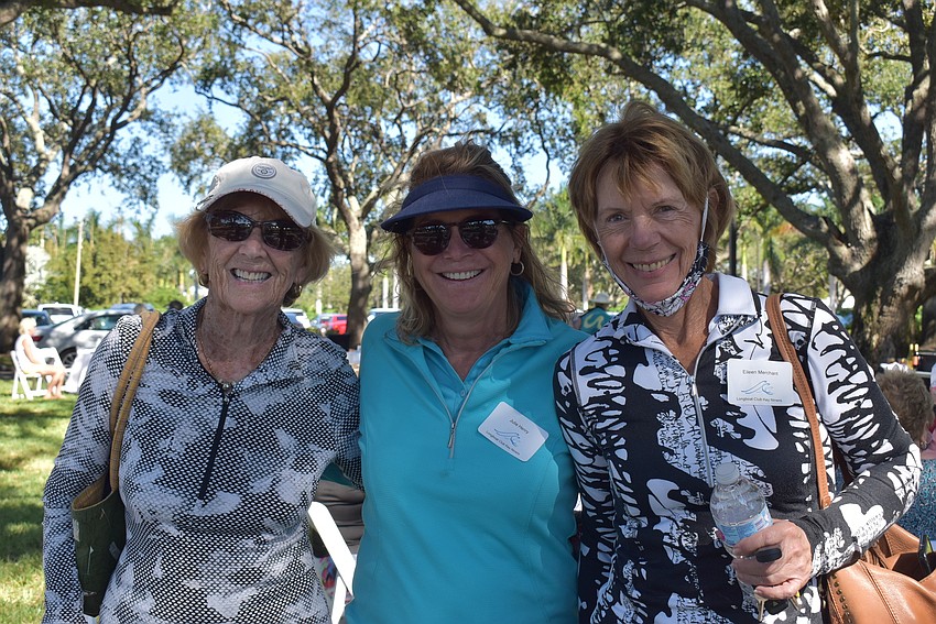 Edna Fussner, Julie Henry and Eileen Merchant