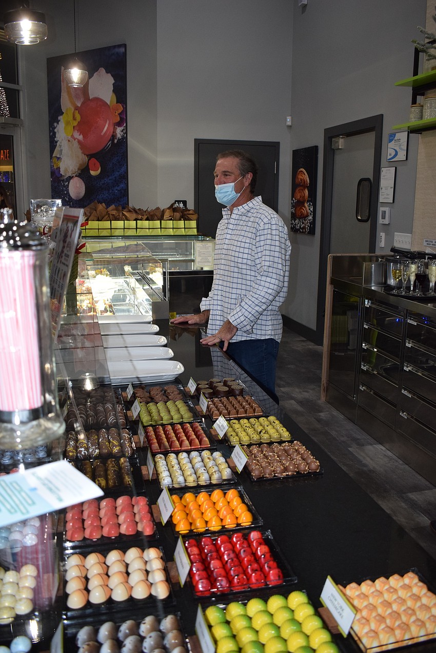 Norman Love hosted a grand opening event for his Norman Love Confections.