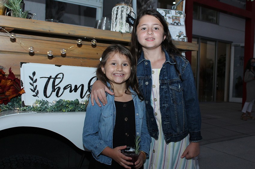 Lily and Sofia Karbin were all smiles.