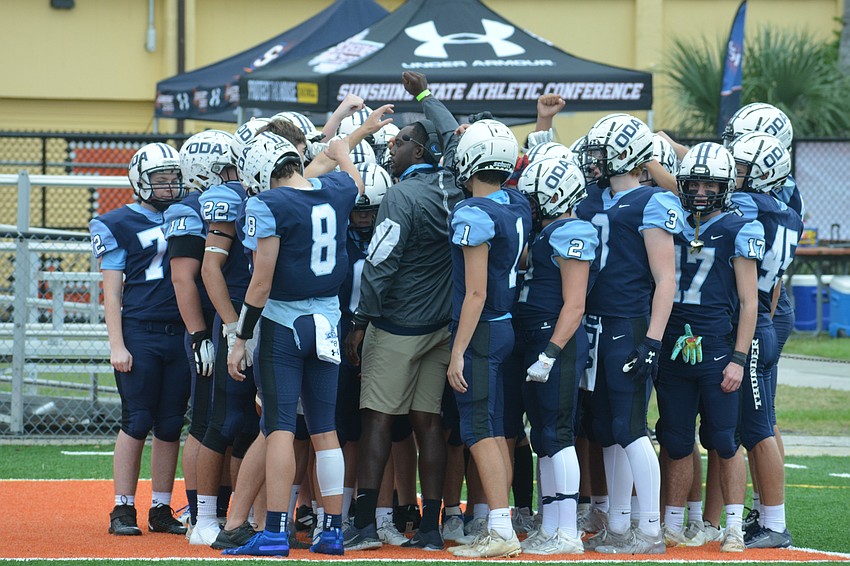 The Thunder prepares to take the field.