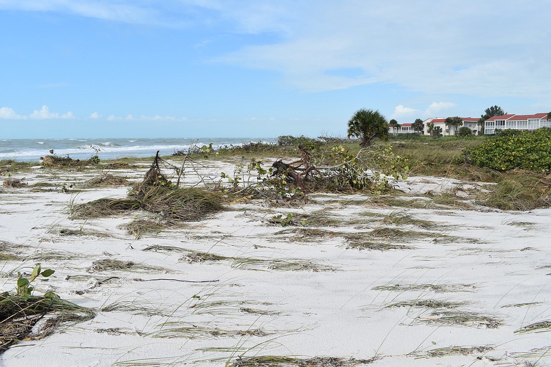 The town of Longboat Key is still evaluating any long-term beach impacts left behind by Tropicial Storm Eta.