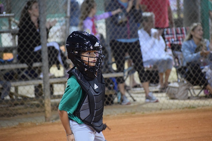 Catcher David Brierton probably is comfortable during the pandemic as he already wears a mask while playing baseball.