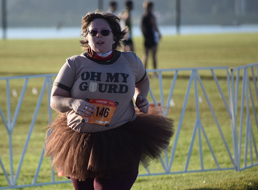 East County's Jill Eisenbeis says she felt comfortable with the way the Florida Turkey Trot was organized.