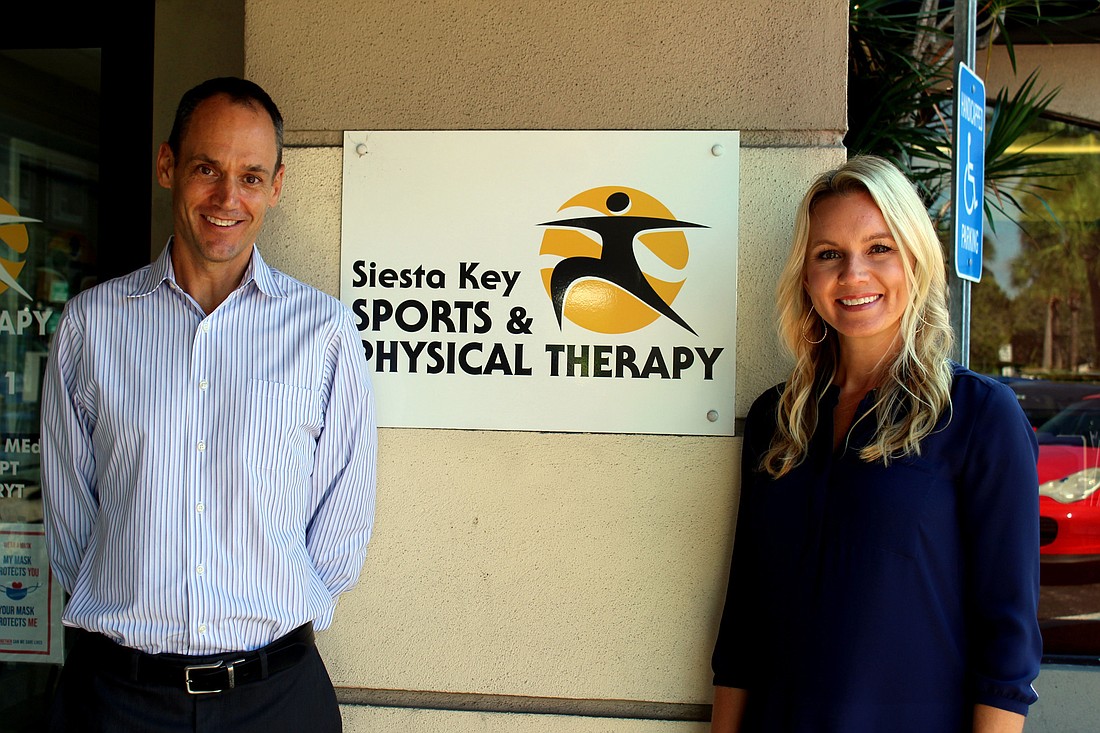 Dave and Kristy Ochsendoft, the owners of Siesta Key Sports & Physical Therapy, say a regular routine can help older adults maintain their independence.