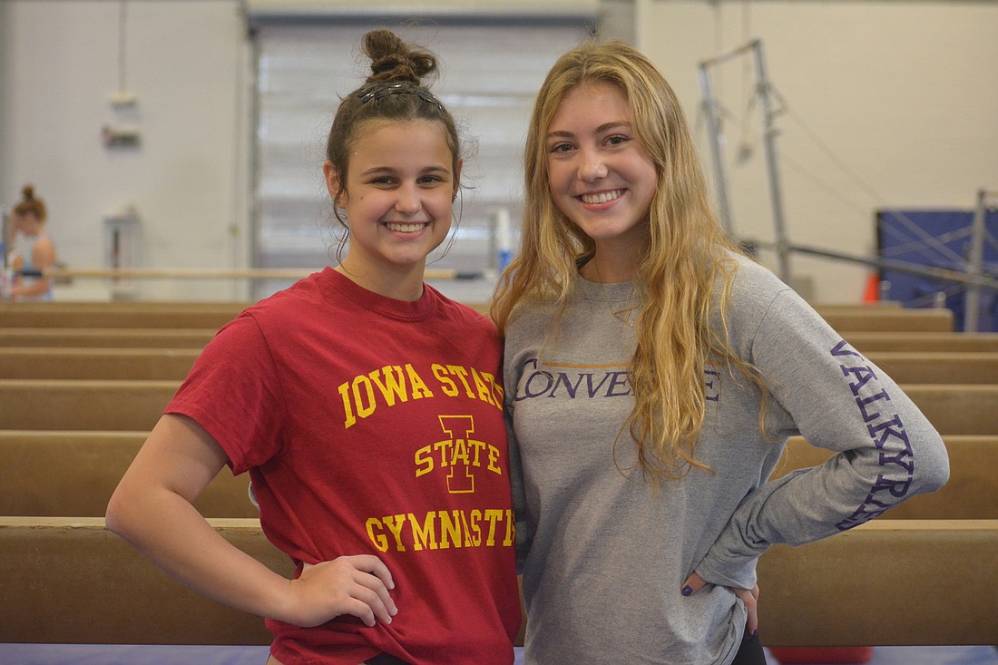 Omer Danenberg-Lerner and Ashlynn Voorhees are off to college on gymnastics and acrobat and tumbling scholarships, respectively.