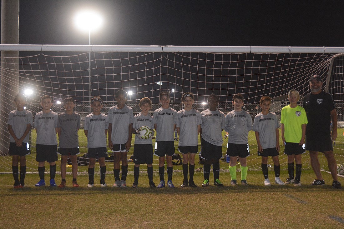 Braden River Soccer Club&#39;s U11 boys team is currently ranked 60th in the U.S.