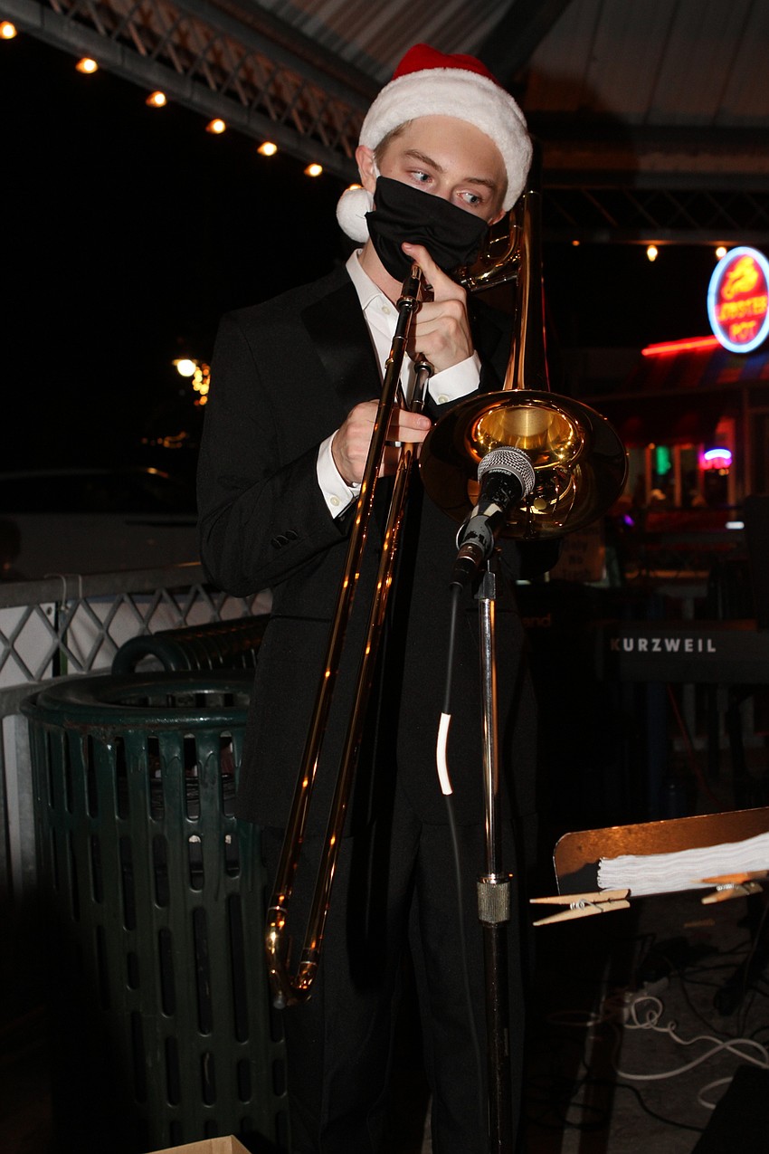 Brennan Halcomb was on trumpet.