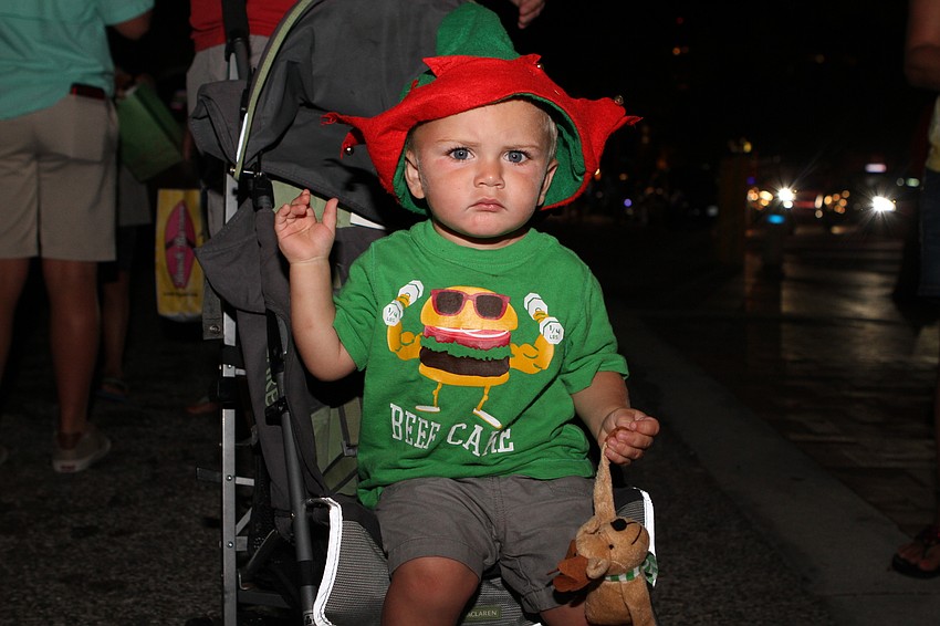 Ryan Eckert had a fun hat.