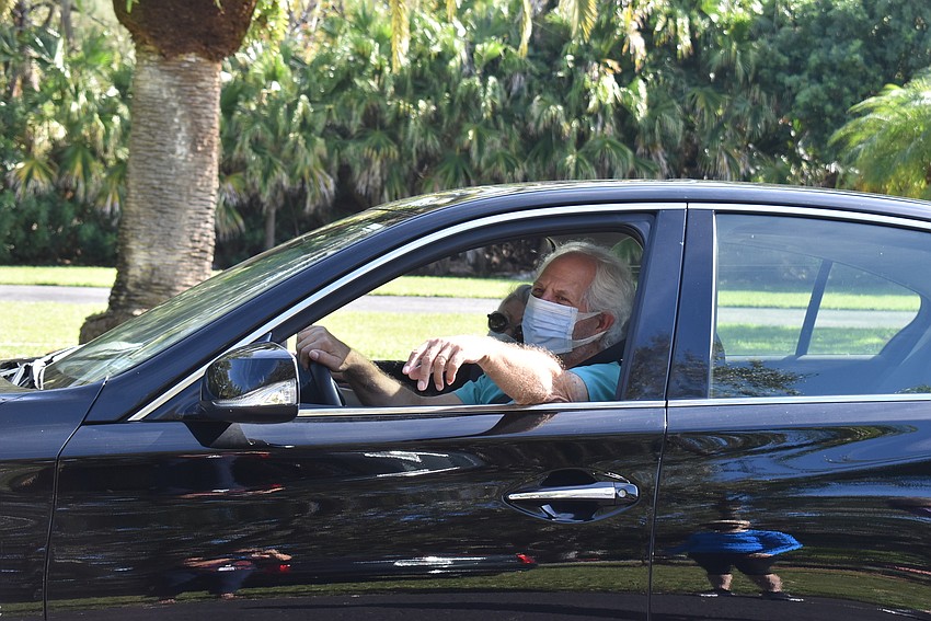 Irwin Pastor waves goodbye.