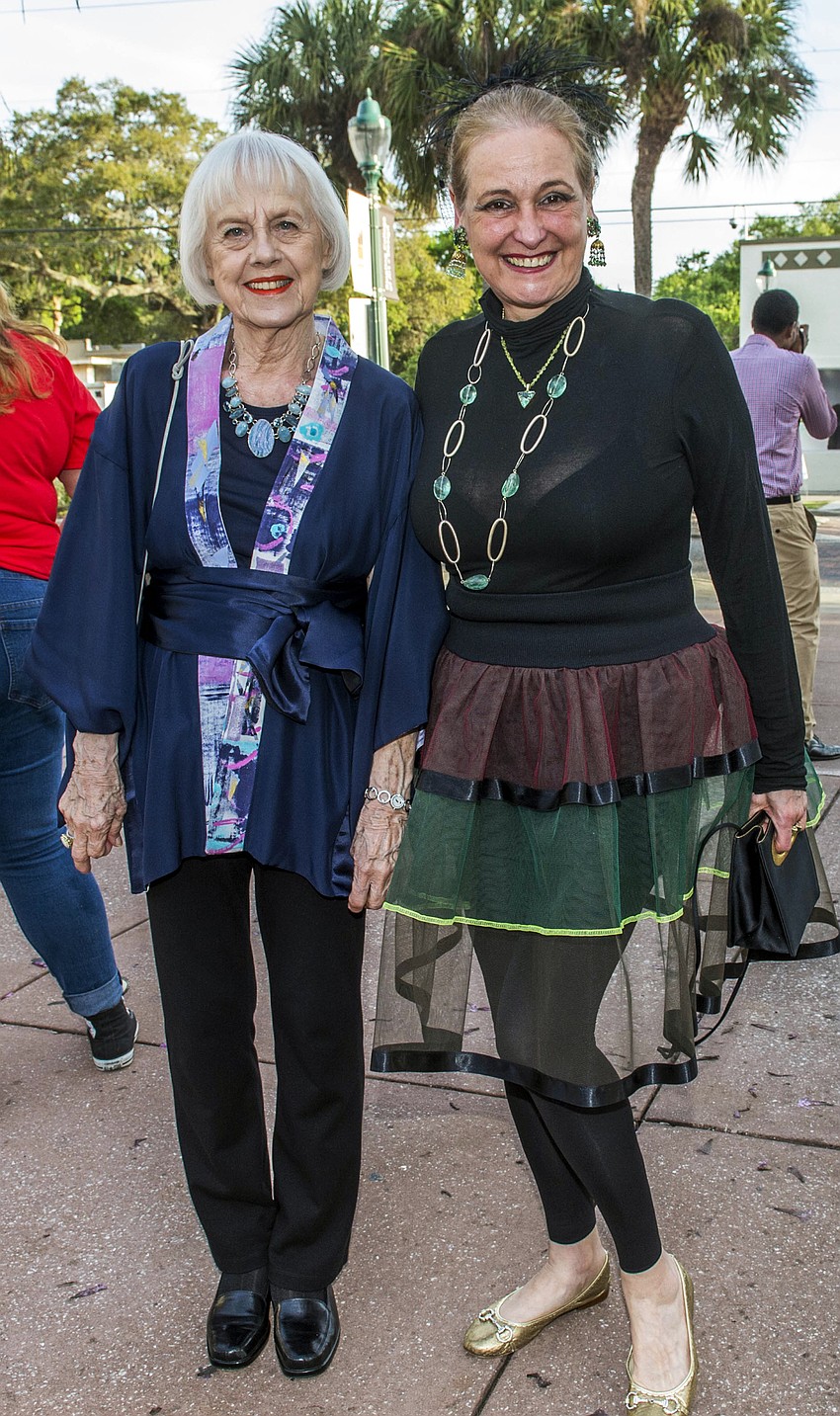 Carol Phillips and Flora Major