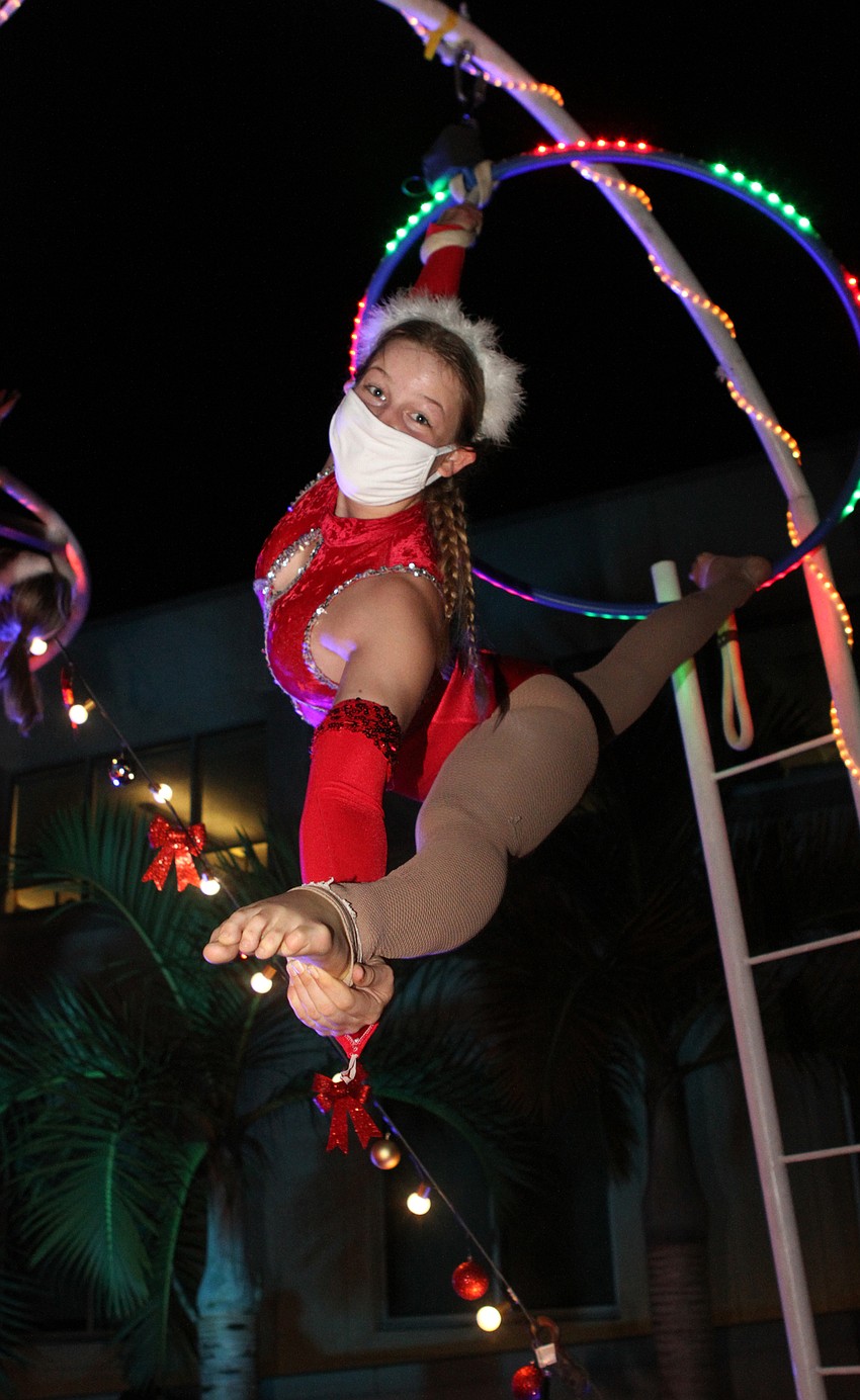 Iris Dahlberg was part of the Circus Arts Convservatory's show.