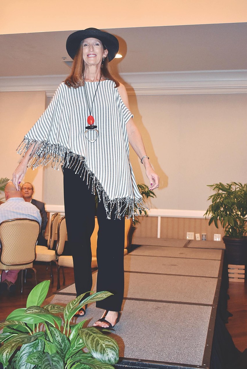 Feb. 6: Cyndi Seamon takes her turn on the fashion runway at Taste of the Keys.