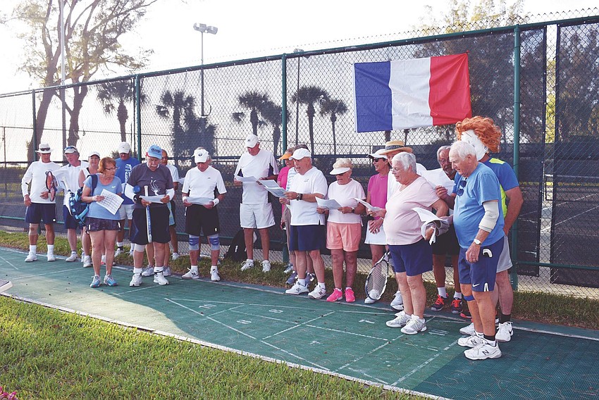 Feb. 20: The folks at Club Longboat enjoy all things tennis and, at least once a year, all things French.