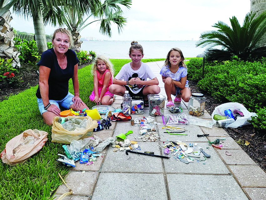 Sept. 3: Before it was properly disposed of, Bridgette Clark and her helpers, Lisle Christensen, Giana Clark and Hartley Livesey logged all of it an an app.