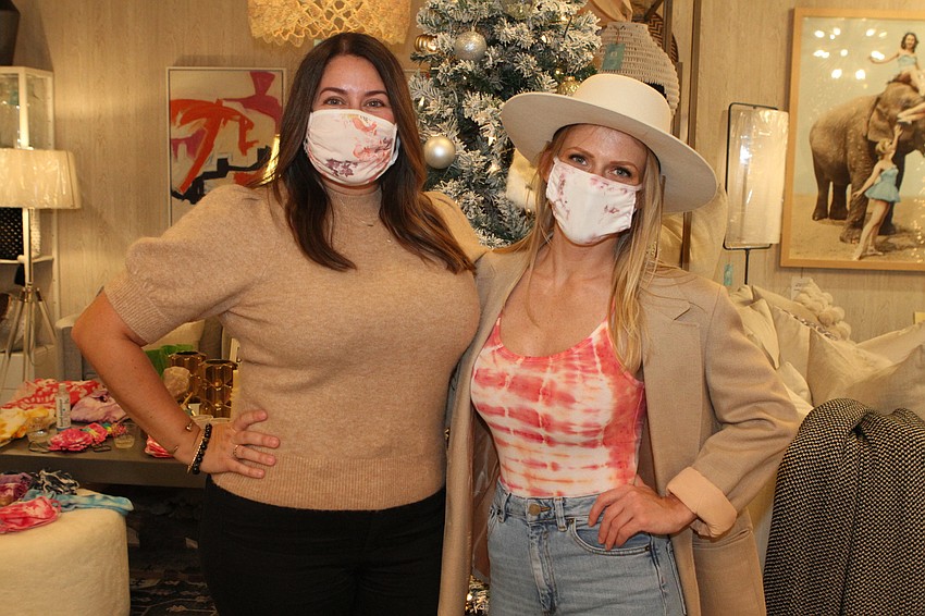 Owner Nicole Dolan and businesswoman Stacy Keck welcome people into Blu Home.