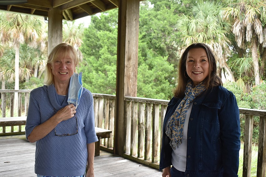 Barbara Shockey and Zelia Trueb