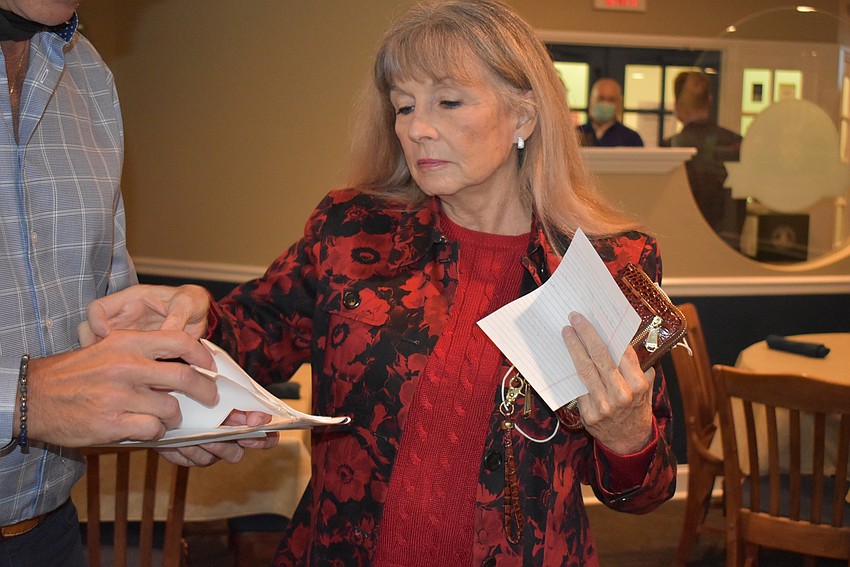 Lynn Larson signed up for Salvation Army bell ringing.