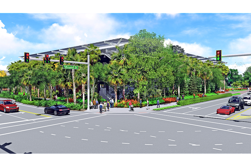 Marie Selby Botanical Gardens reduced the proposed height of a parking garage on its bayfront site in hopes of winning the city&#39;s approval. The City Commission approved a preliminary portion of the Selby application Monday.