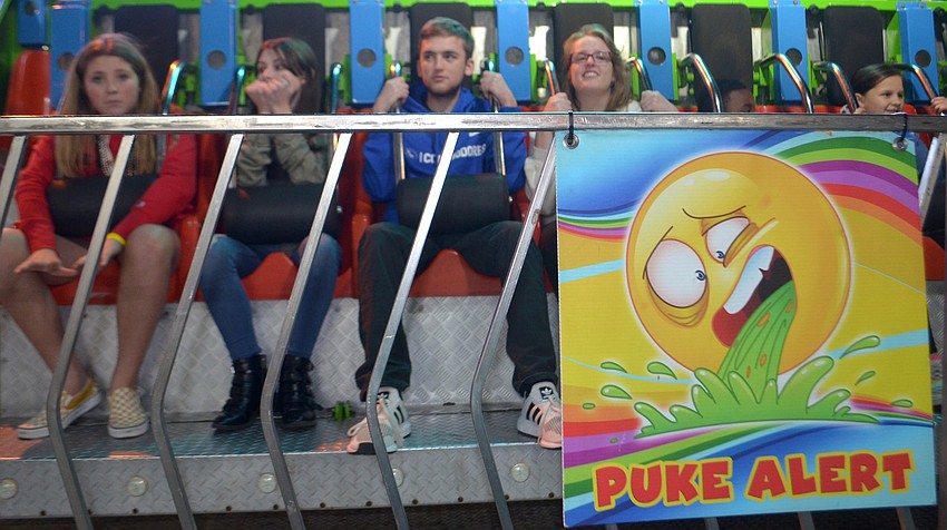 Jan. 9: Carnival rides were part of the fun at the downtown New Years celebration.