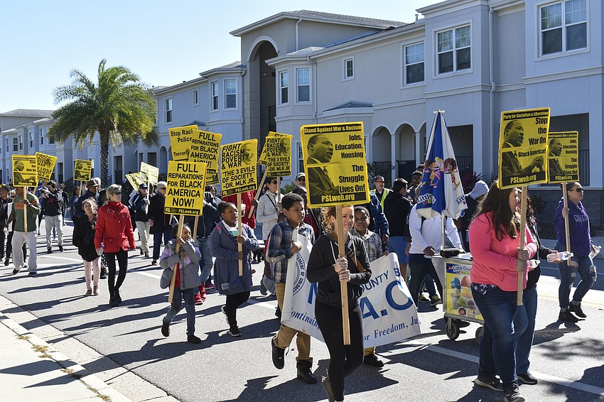 Jan. 23: Marchers delivered a message of unity and hope.