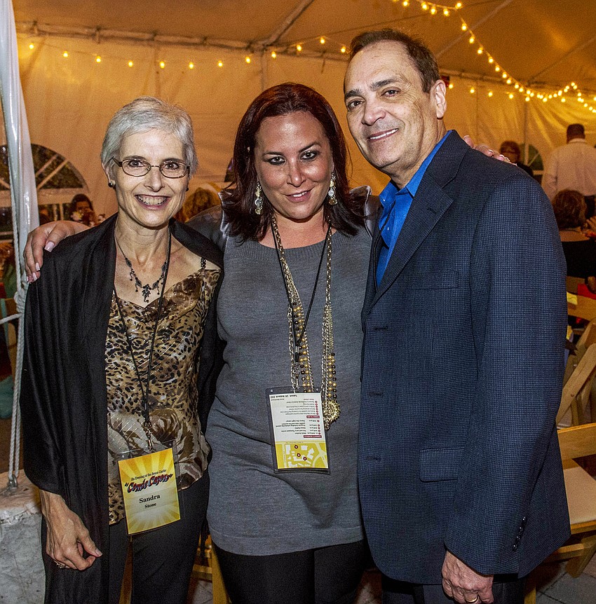 Sandra Stone with Anne Weintraub and Sal Diaz-Verson