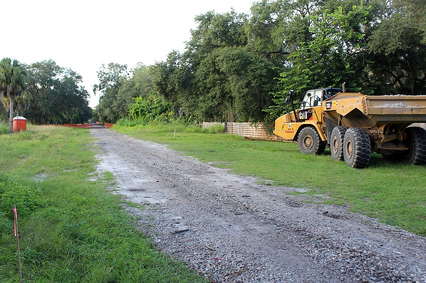 Sept. 24: Work became evident throughout Sarasota to convert an abandoned rail line into more mileage for the Legacy Trail.