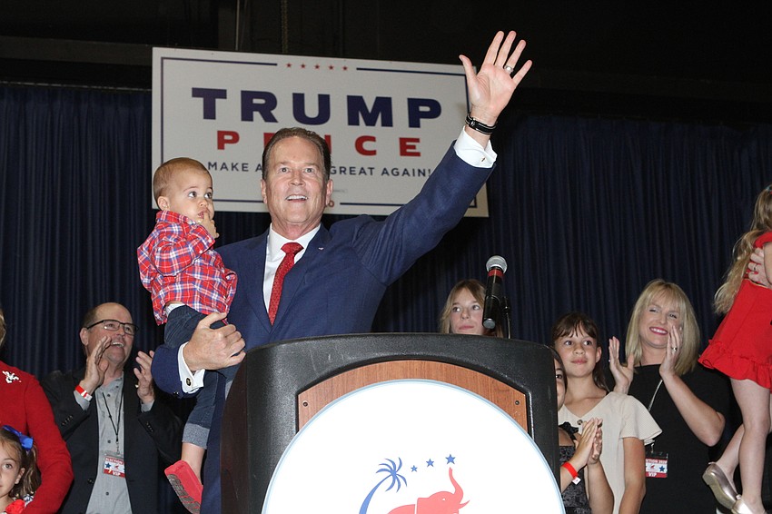 Nov. 5: U.S. Rep. Vern Buchanan led the way for local Republicans on election day.