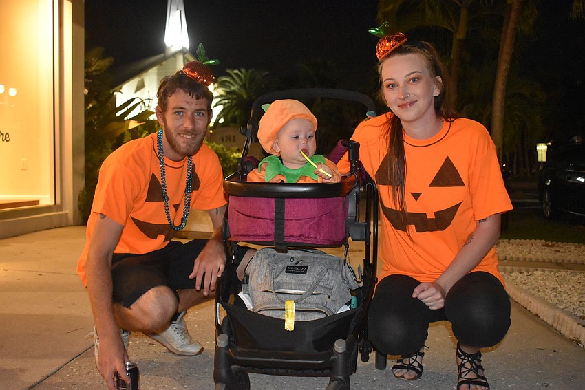 Nov. 5: Cody and Olivia Donnelly brought baby Olivia out to St. Armands Circle for her first Halloween.