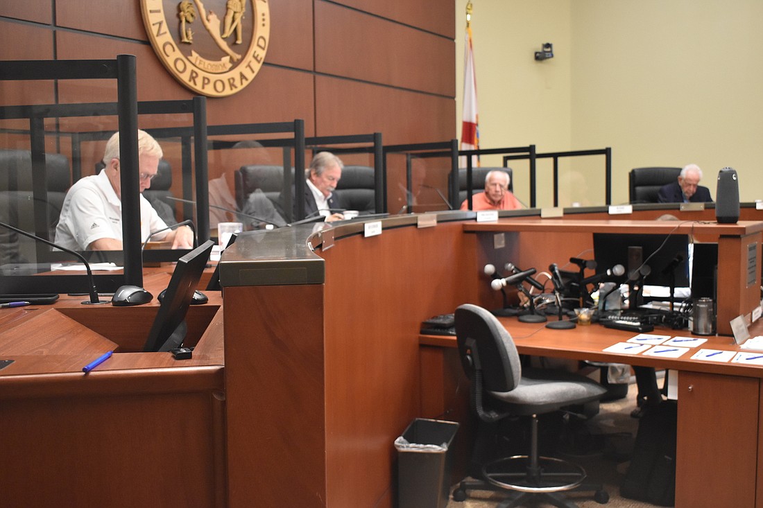 The Longboat Key Town Commission will use a hybrid approach for meetings (four of the seven commissioners physically present) for the remainder of 2020.