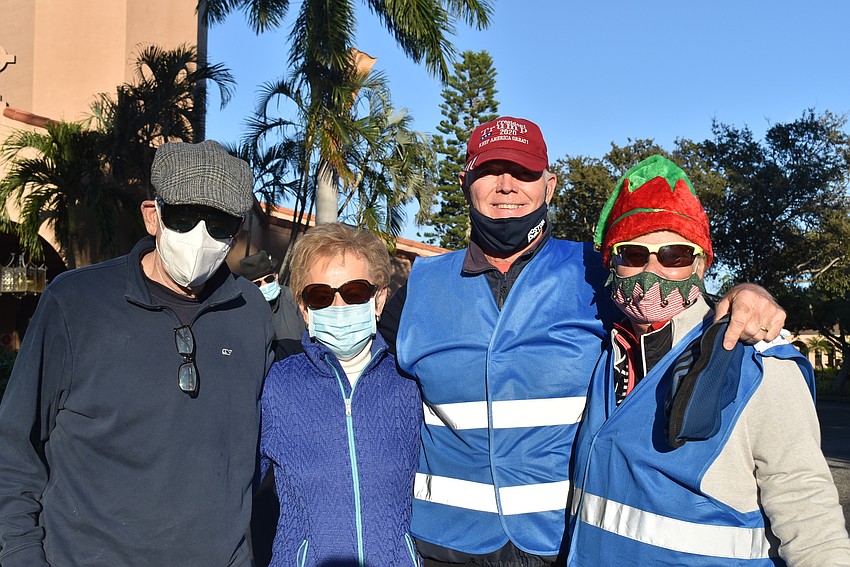 Marcie and Terry McGovern with Barb and Jake Kiefer
