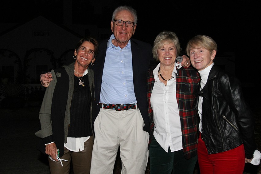 Audrey Robbins and Harry Leopold with Marjorie Floyd and Caroline Amory