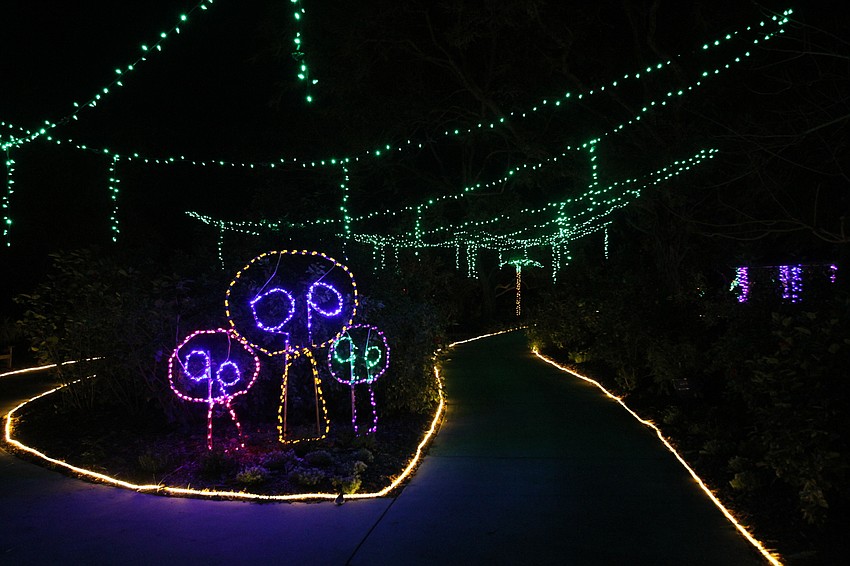 Colorful lights are on full display at the annual exhibit.