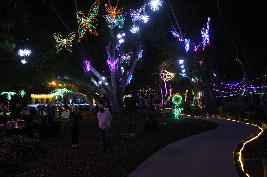 Colorful lights are on full display at the annual exhibit.