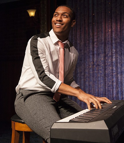 Nygel Robinson performing on the FST stage in "Blue Suede Shoes." He has spend quarantine working on a one-man cabaret: "I Love a Piano." Photo by Mathew Holler.