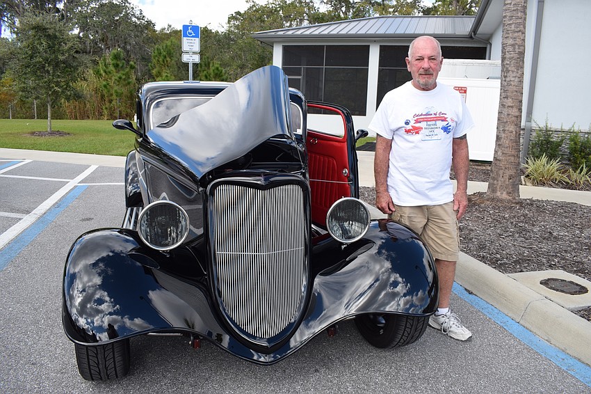 Parrish's Watson Rittenhouse enters his 1934 Ford three-window coupe with hopes of winning 