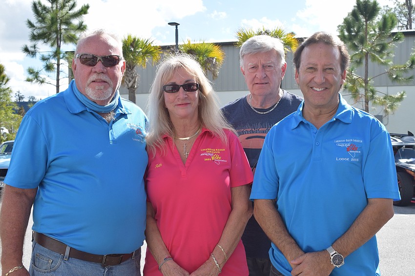 Car and Truck Show organizers Jerry Ditty, Faith Frost, Leon Duis and Dave Freeman put on their second annual show.