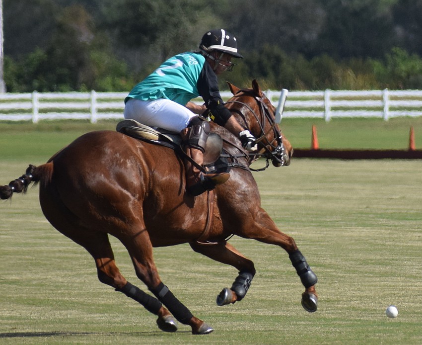 Slade Sharpsteen gets ready to clear the ball down the field.