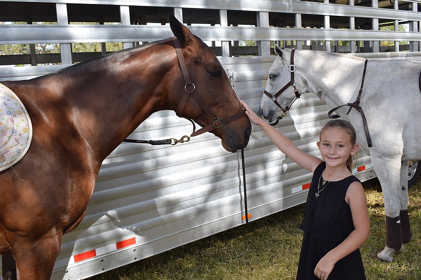 Lakewood Ranch's Lexi Truxton celebrated her 7th birthday with a trip to the Sarasota Polo Club.
