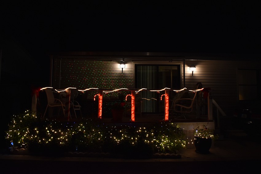 Unit C12 decked its front porch.