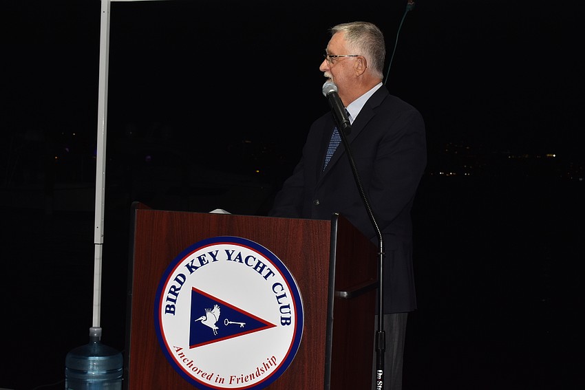 Rev. Craig Collemer spoke and blessed the fleet.