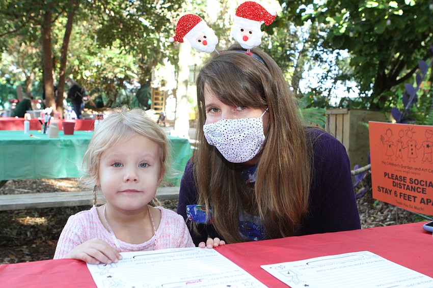 Lily and Emily Howe had a fun day together.