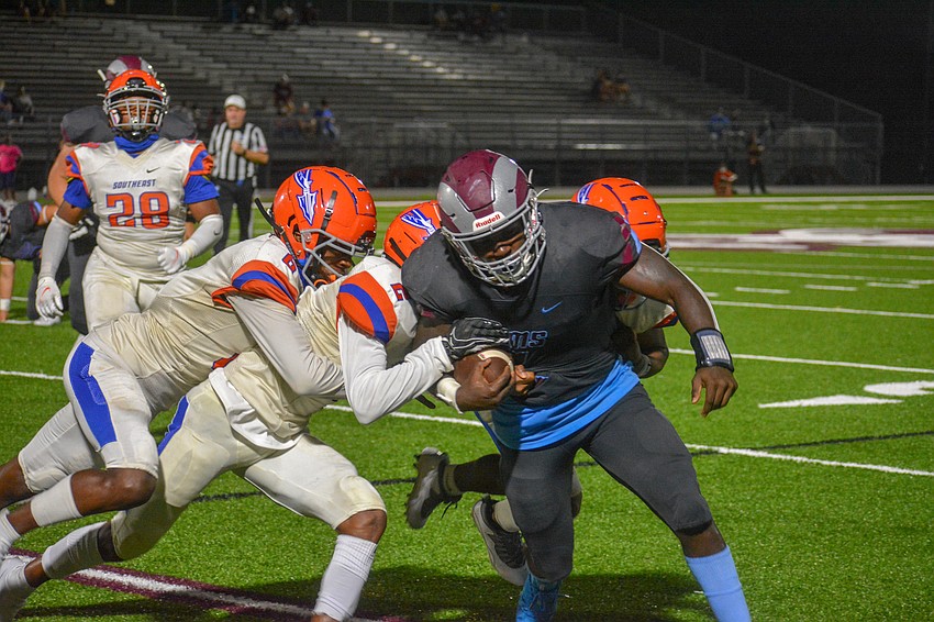 Riverview High senior running back Michael 