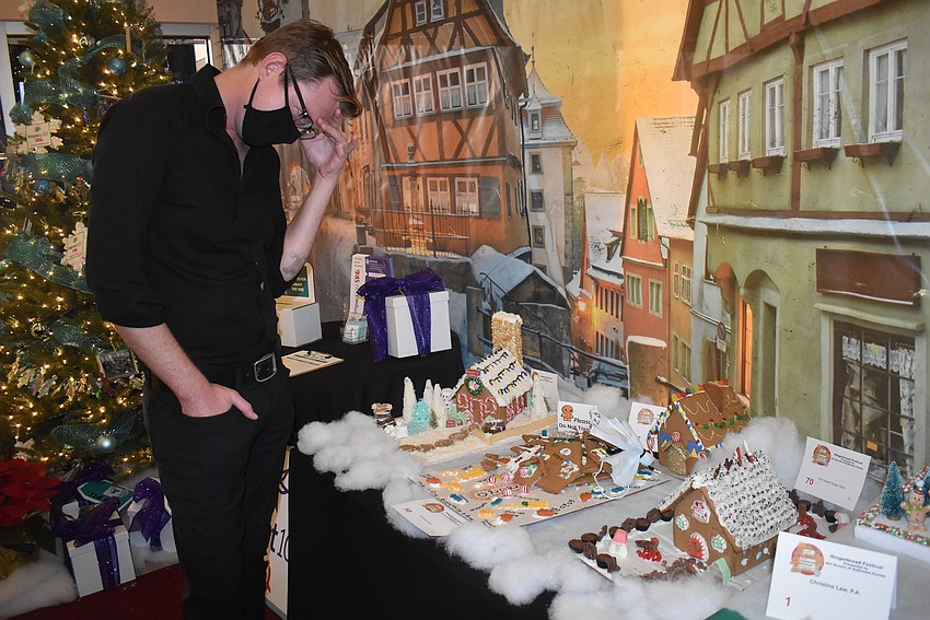 Winn Haslam, who works for Keep Manatee Beautiful, observes the 