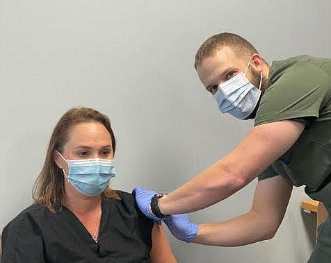 The Moderna vaccine was administered to Lakewood Ranch Medical Center employees last week. Now Manatee County is distributing the vaccine to those 65 and over.