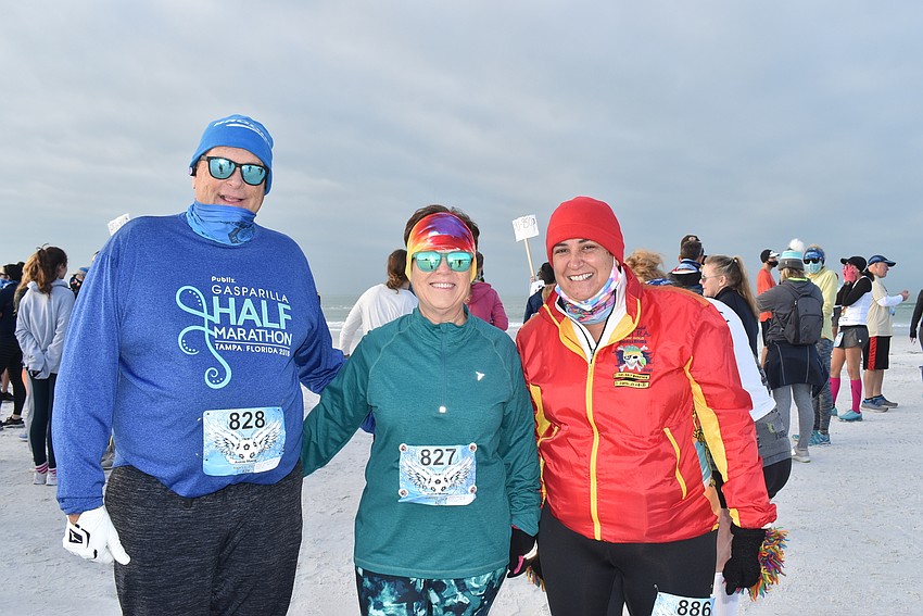 James and Lisa Hawkins with Jessica Auerbach