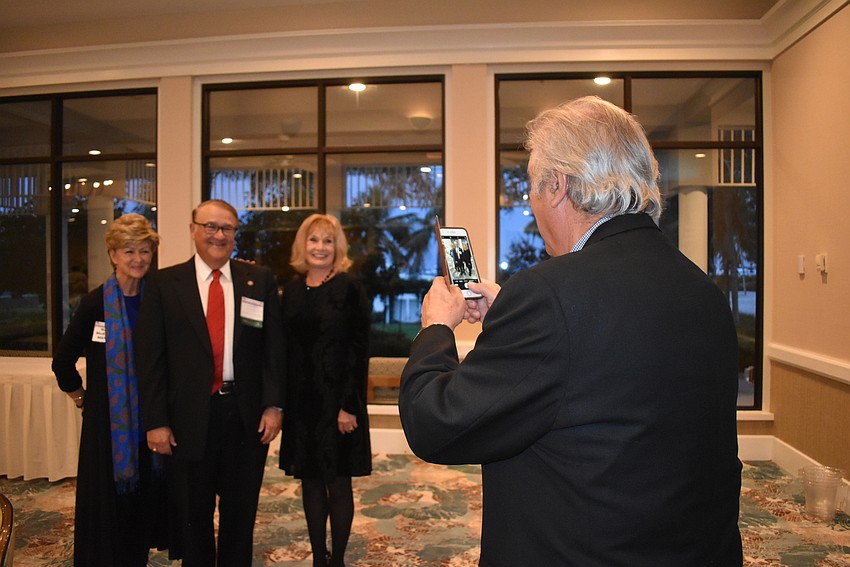 Joe McElmeel snaps a photo.