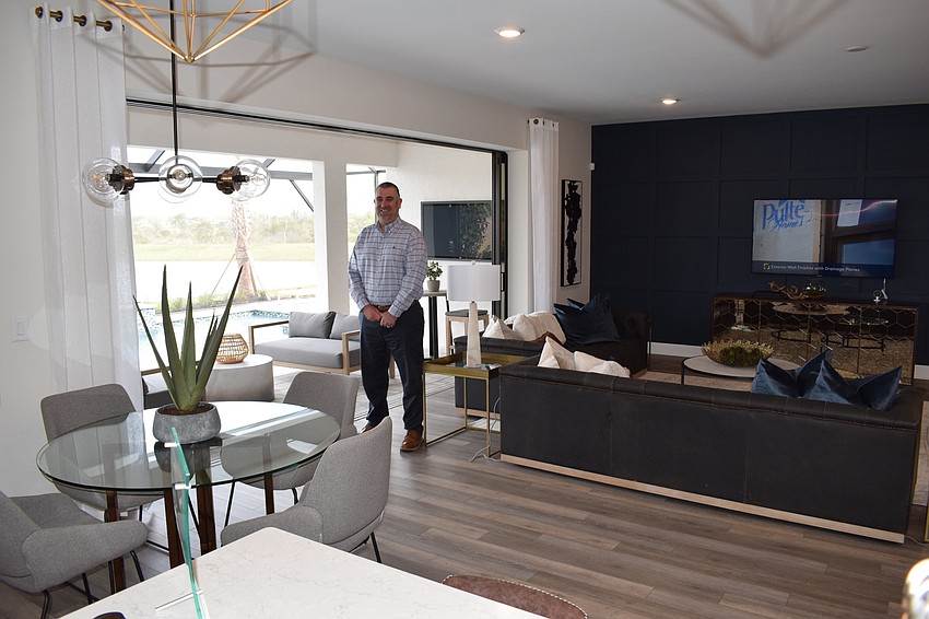 Pulte Homes sales associate Andrew Basco says he's never experience such a rapid rate of homes sales in his eight years in the business.