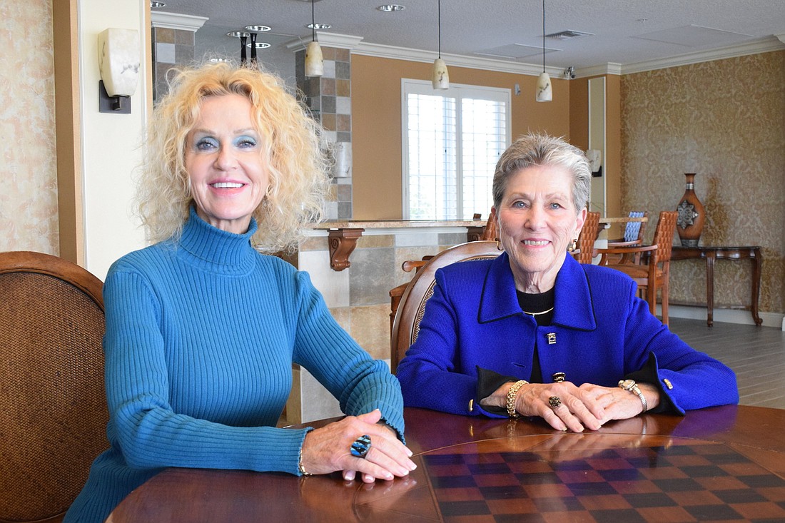 Nyda Bittmann- Neville, the chair of Women of WaterCrest, and Cheryl Speaker, a steering committee chair for the group, organize events, field trips and charitable efforts for the Women of WaterCrest. Photo by Liz Ramos.