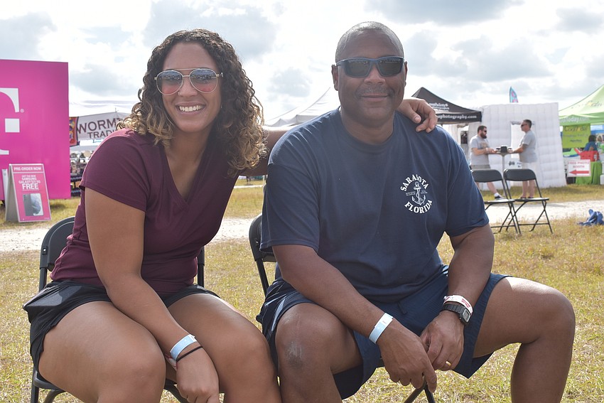 Sarasota resident Lisa Bruce is visited by her father, Winchester, Virginia resident Moe Bruce. The latter ate an Eastwood burger from Renegade Burger Company, including bacon, onion and barbecue sauce. The latter ate pierogis.